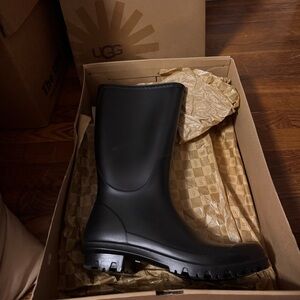 UGG Matte Black Waterproof Boots